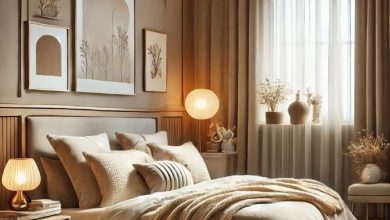 ترکیب رنگهای آرامشبخش برای اتاق خواب